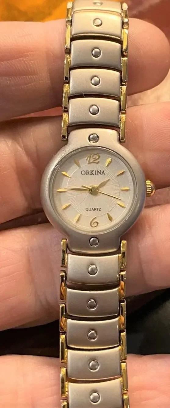 VTG Women's 32mm Orkina Two Tone Quartz Watch